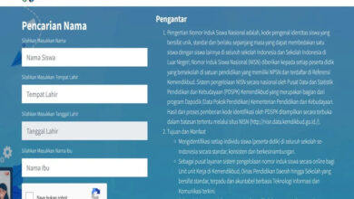 Cara Melihat NISN Siswa SD